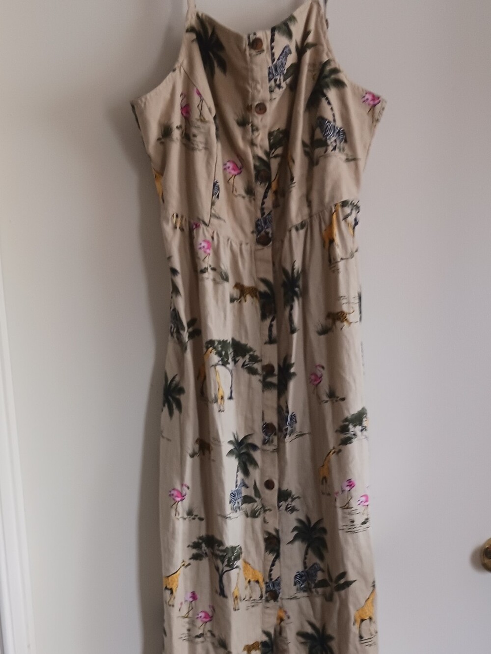 Sundress With ANIMALS and PALM TREES